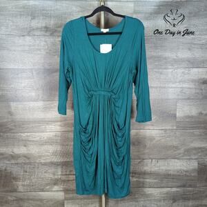 Athleta Pink Lotus Long Sleeve Casual Dress Size XL